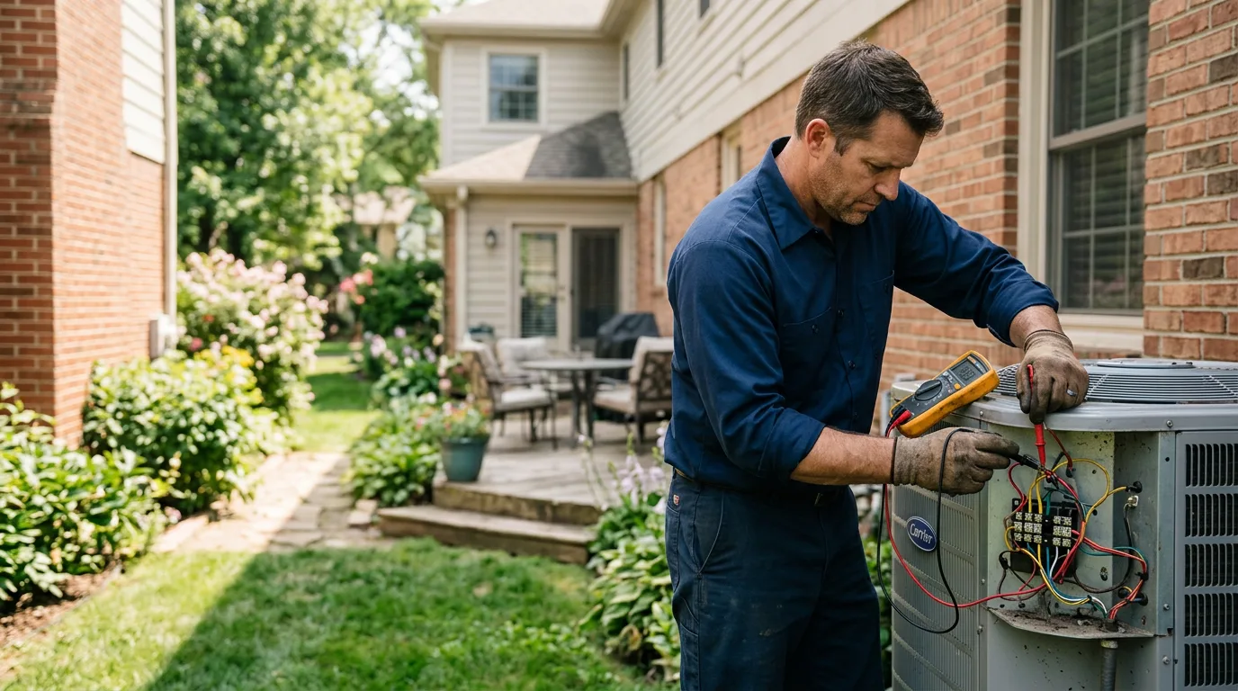 HVAC technician working near Vanderwagen, NM